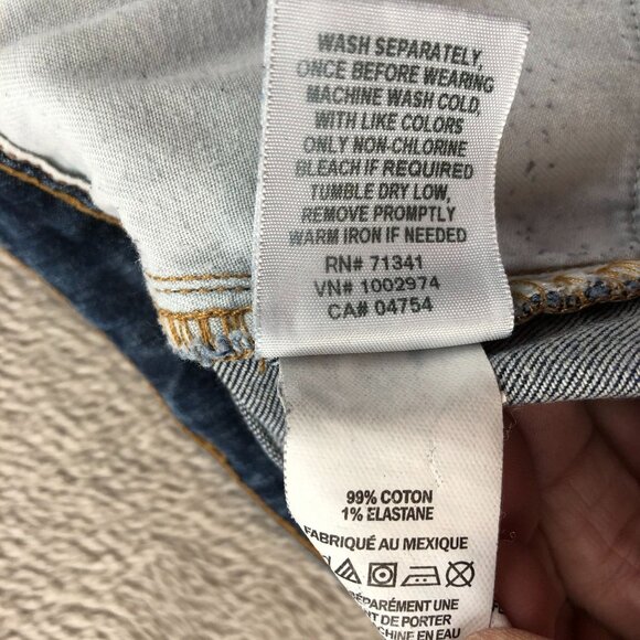 L.L.Bean Womens Jeans Size 12P Favorite Fit Straight Leg Blue Denim Medium Wash - Picture 10 of 16